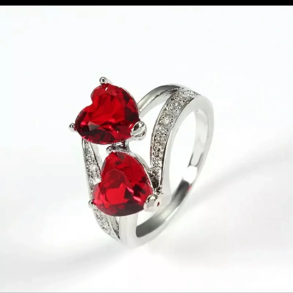 Double Heart Ring❤️